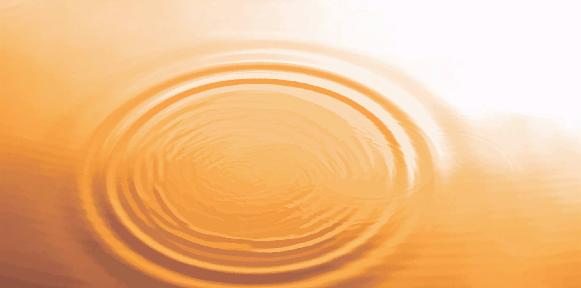 Ripples spreading across water